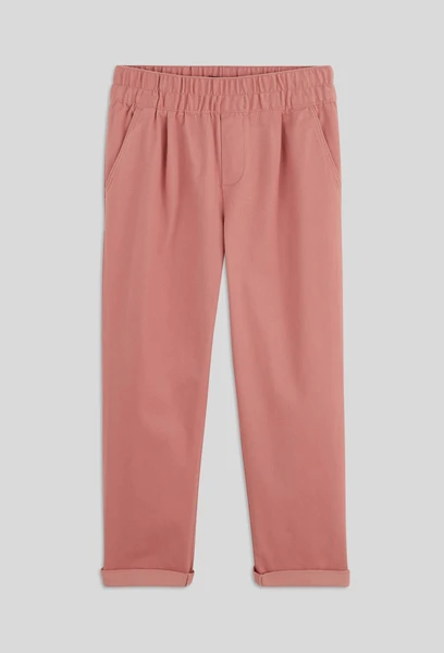 Pantalon élastiqué en coton BIO