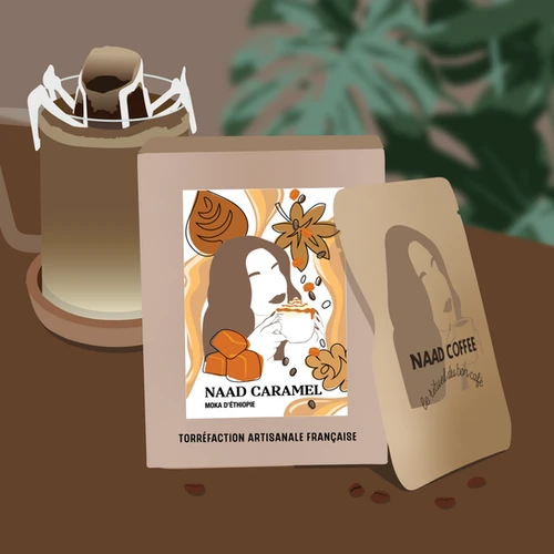 Boîte de 10 monodoses - Naad Caramel