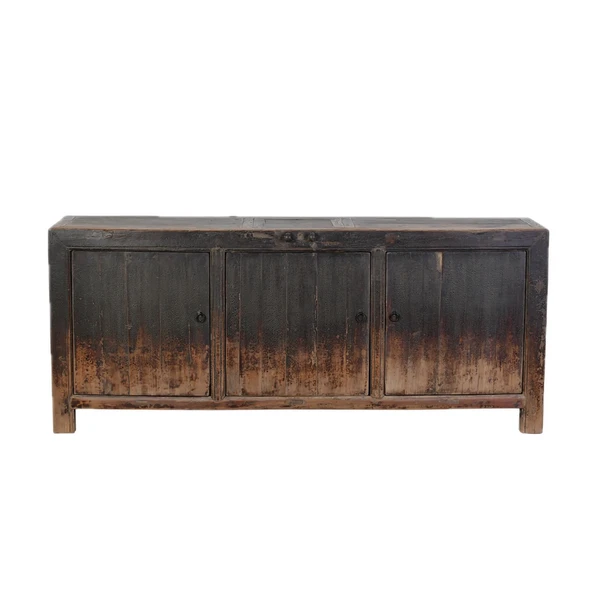 Qingdao - Buffet chinois ancien en orme massif n°4