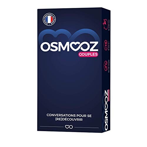🇫🇷 OSMOOZ Couple - Jeu Couple - 180 Cartes fabriquées en France - Jeux de société – Cadeau Femme ou Homme – Idée Cadeau Couple idéal – Cadeau Saint Valentin - Jeu de société…