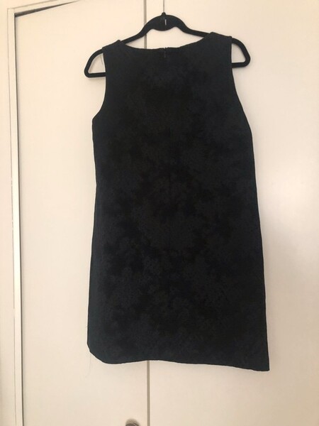 Robe droite - bleu Marine à motif - Tara Jarmon