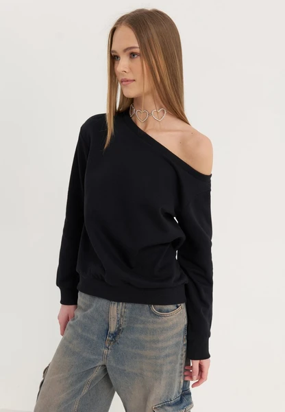 Sweatshirt - black - taille L
