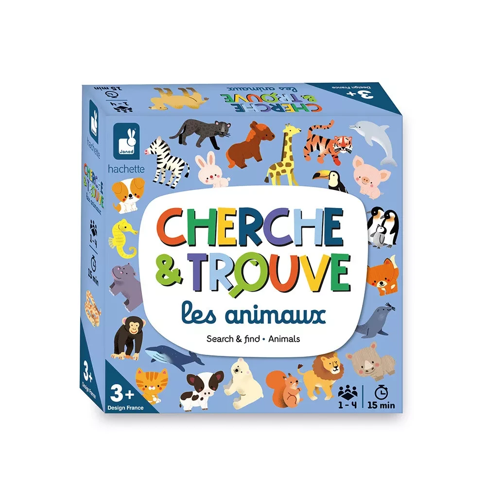 Mon Premier Cherche Et Trouve - Animaux : Jeux de mémoire & d'associations Janod - J02455