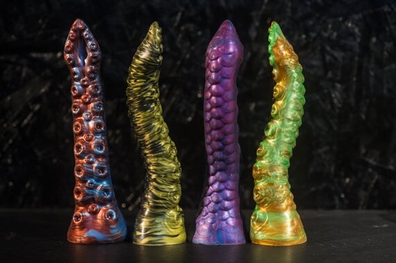 Custom Silicone Dildo Tentacle 19 cm Length