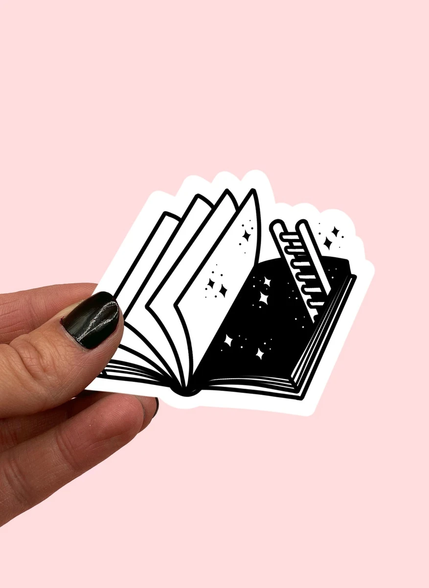Books and ladders sticker | Kindle sticker | Book lover sticker | Book nerd sticker | Cute book sticker | Bujo sticker