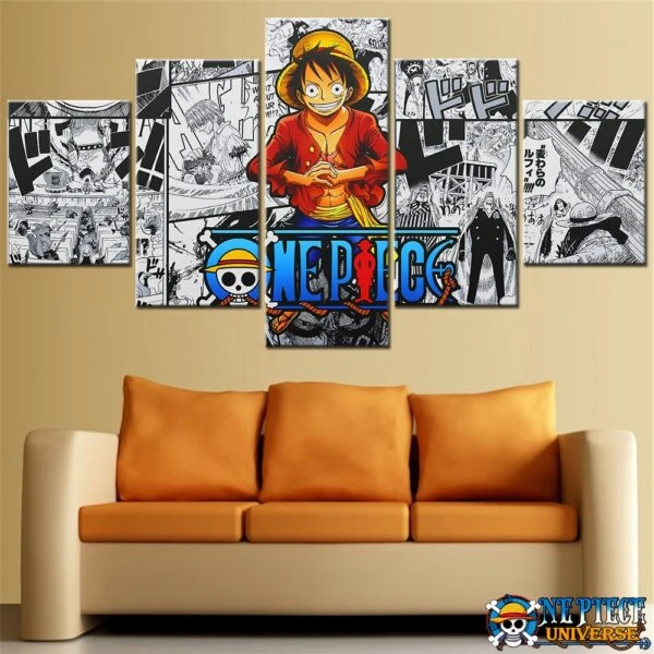 Monkey D Luffy Canvas Wall Art Anime (5 Styles) | One Piece Universe Store