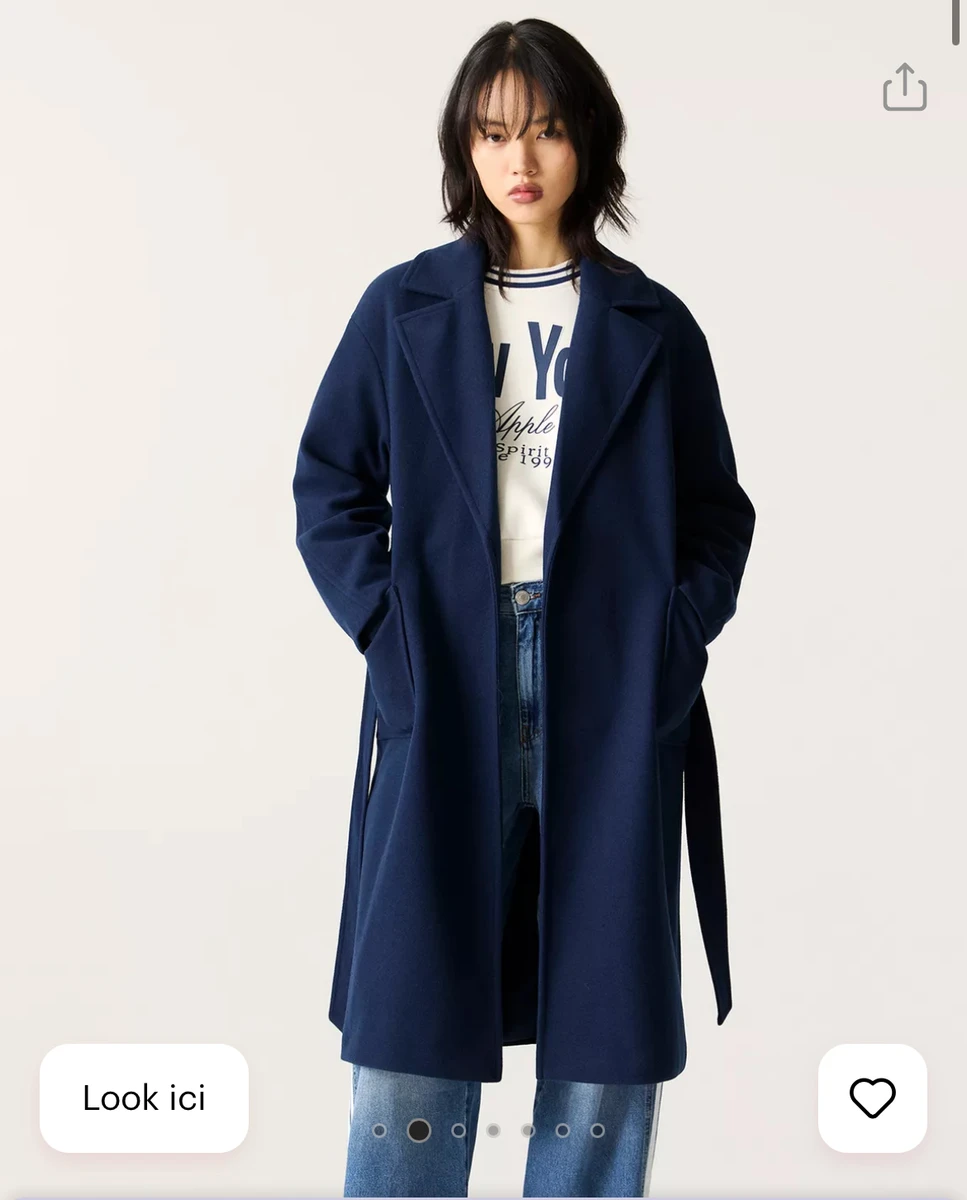  Manteau en mélange de laine 