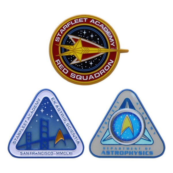  Fanattik Star Trek set 3 pin's Starfleet Academy Limited Ed...