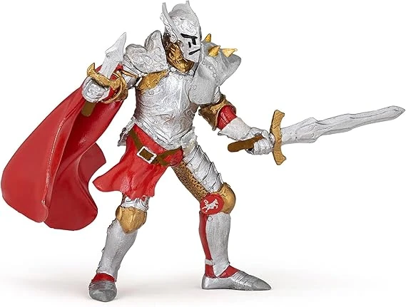 Papo -Figurine Peinte A La Main -Médiéval - Fantastique -Chevalier au Masque de fer-36031-À Collectionner-pour Enfants - Filles et Garçons - A Partir de 3 Ans
