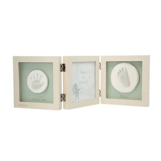 Mon cadre photo et empreintes Beige