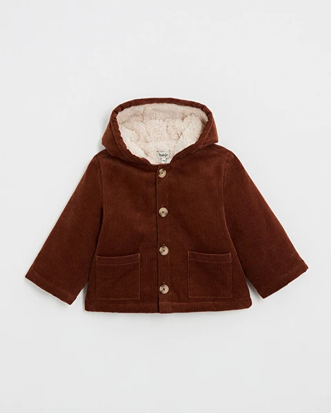 Manteau en velours côtelé