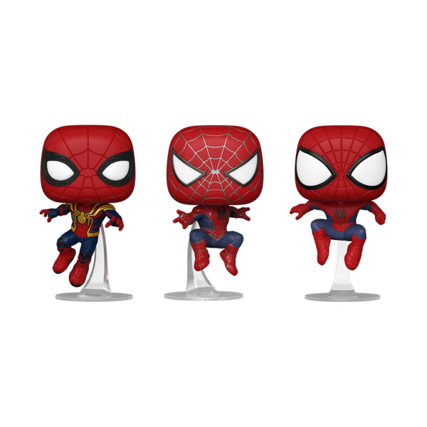 THREE SPIDER-MANS - SPIDER-MAN NO WAY HOME 3-PACK