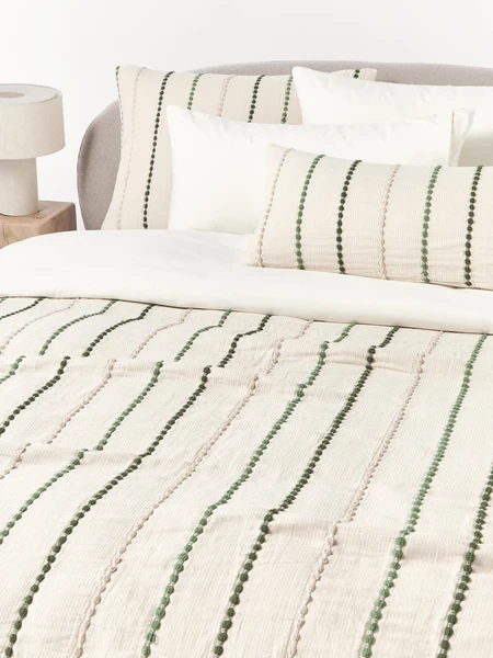 Housse de couette en percale de coton Arabella
