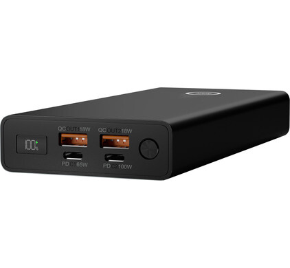 BlueBuilt Batterie Externe 27 000 mAh avec Power Delivery et Quick Charge Noir