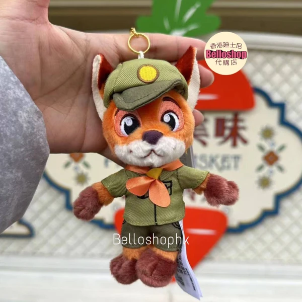 SHDR - Nick Plush Keychain “Welcome to Zootopia”