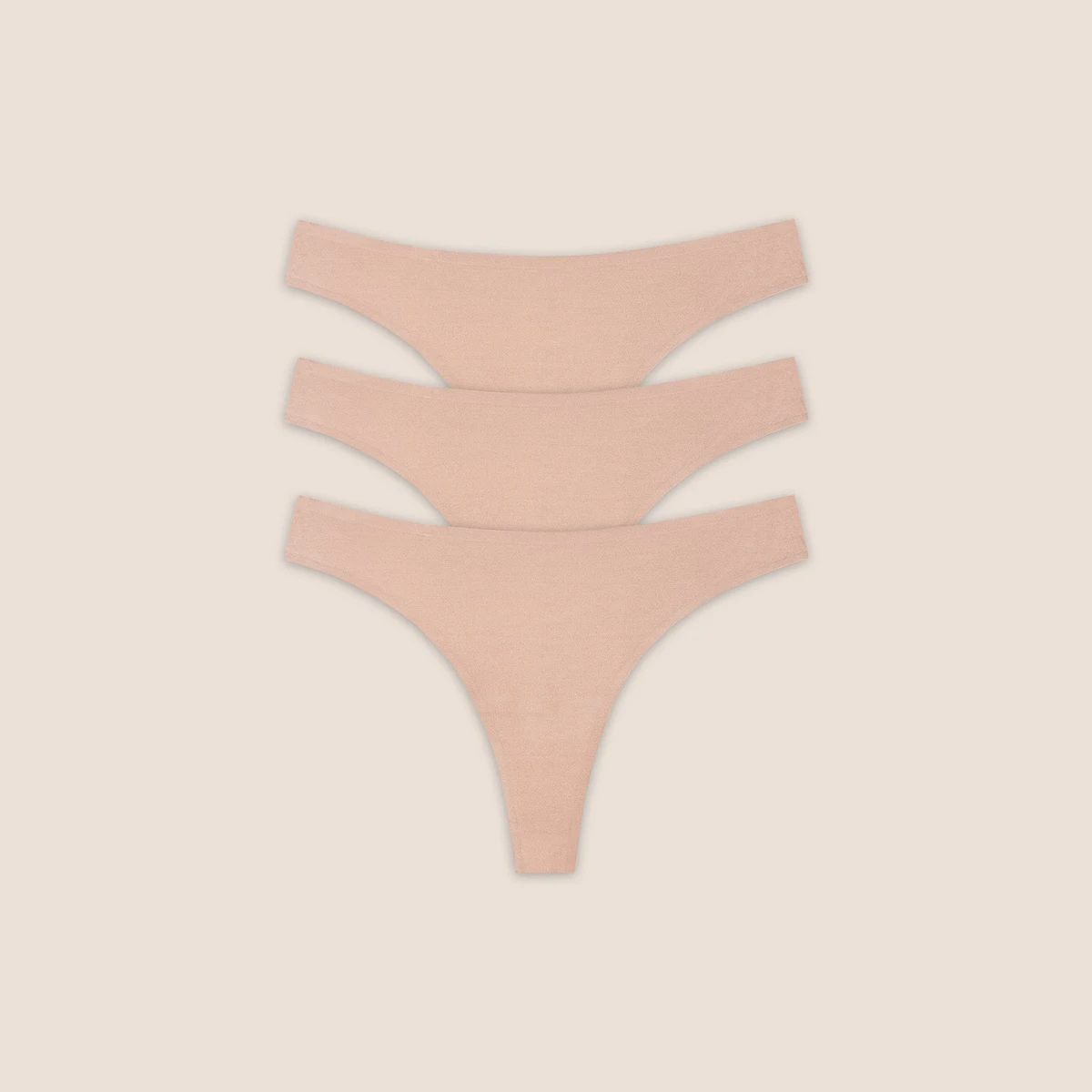 Strings sans Couture (Pack de 3) - Miel