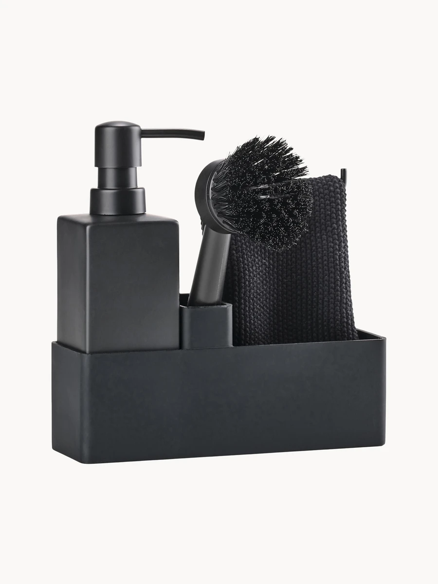 Distributeur de liquide vaisselle avec accessoires Zone, 3 pièces | Westwing