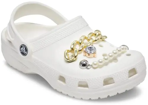 Crocs chaînes Doubles, Breloques de Chaussures Unisexe-Adulte, Dionne Clueless Lot de 5, Taille Unique
