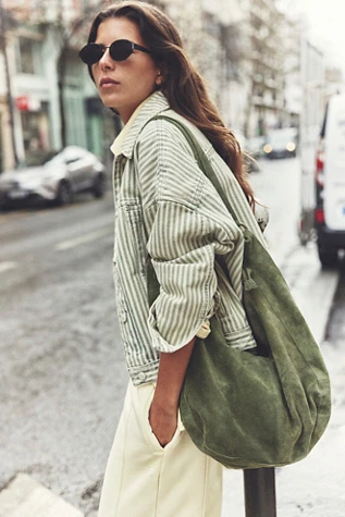 Sac fourre-tout en daim Roma