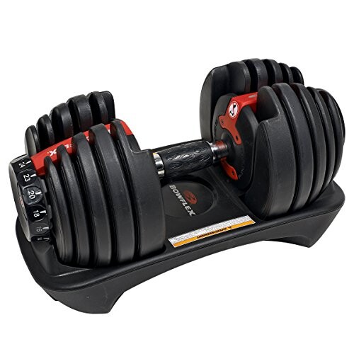 Haltère compact à charge variable Bowflex SelectTech 552i (prix pour 1 haltère simple réglable de 2 à 24 kg).