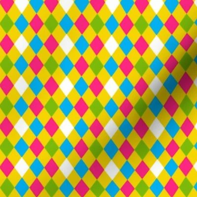 Harlequin (Mini Print) Fabric | Spoonflower
