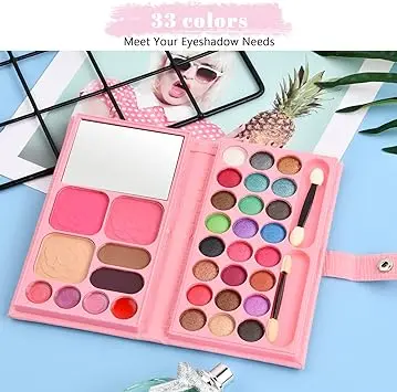Palette de Maquillage Portable Makeup Set Maquillage Fille Palette Fard a Paupiere Maquillage Palette pour Femme (Couleur 1)