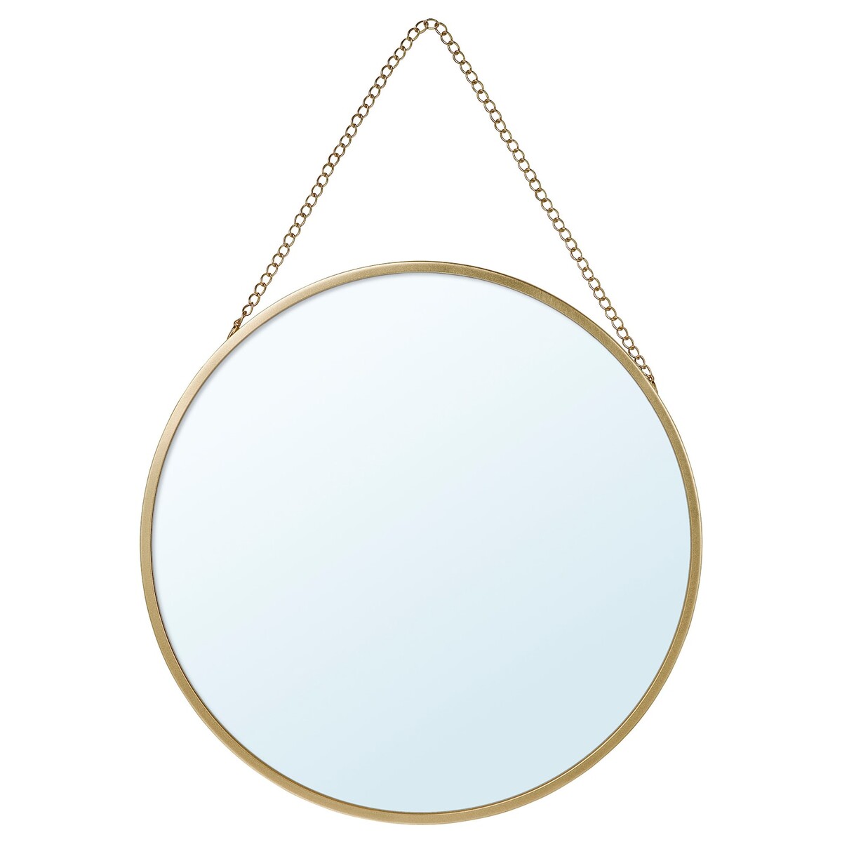 LASSBYN Miroir - couleur or 25 cm