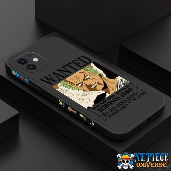 Wanted Zoro And Luffy Phone Cases Silicone TPU - Official One Piece Merch Collection 2024 - One Piece Universe Store