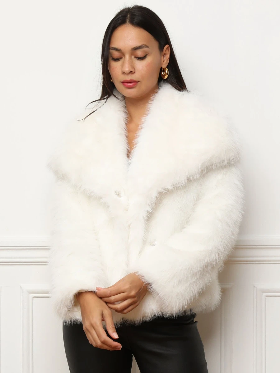 Manteau court fourré