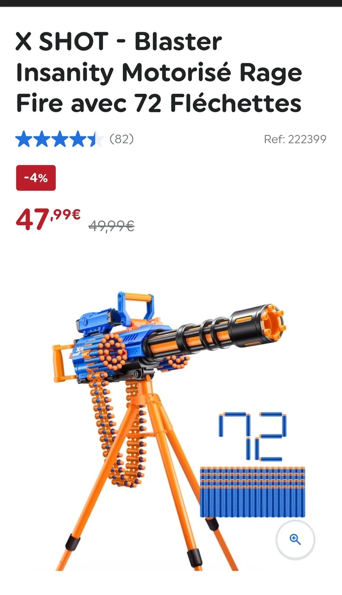 X shot blaster 