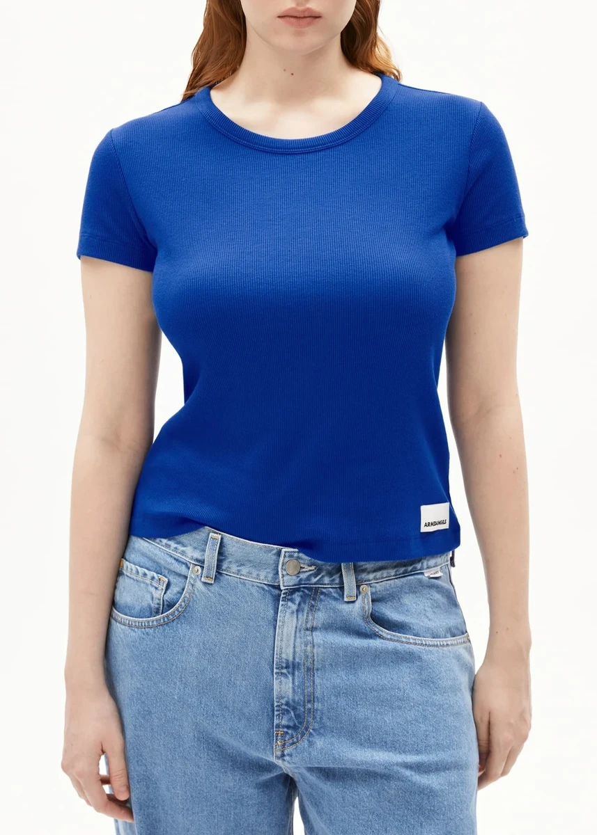 T-shirt en coton biologique | bleu "kardaa - lapis blue" Armedangels