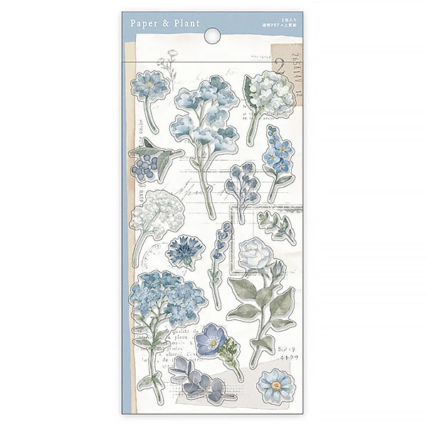 Stickers Paper & Plant - Blue