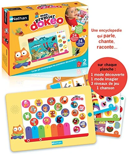 Nathan – Mon premier Dokeo – Jeu éducatif – Encyclopédie parlante – Fait tes premières découvertes avec Dokeo – Dès 2 ans