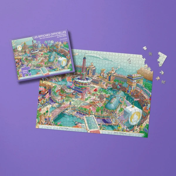 PUZZLE AFFICHES OFFICIELLES DES JEUX PARIS 2024