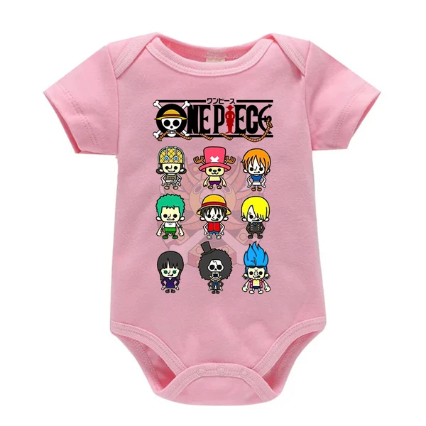 One Piece Chibi Characters Newborn Bodysuit Pack 0-24M | One Piece Universe Store