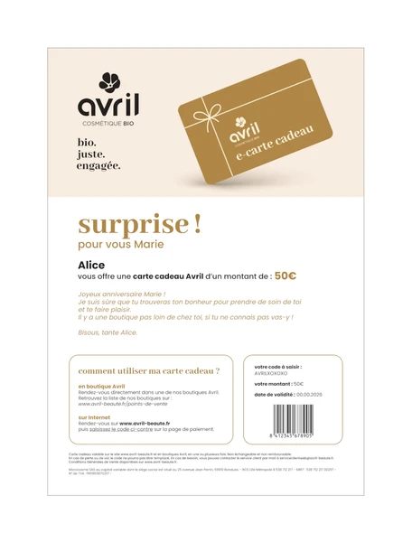 Carte cadeau