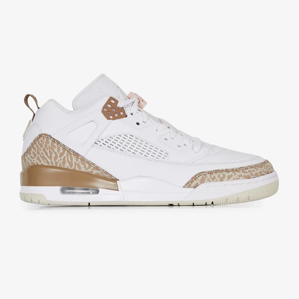 Jordan Spizike Low Blanc/marron