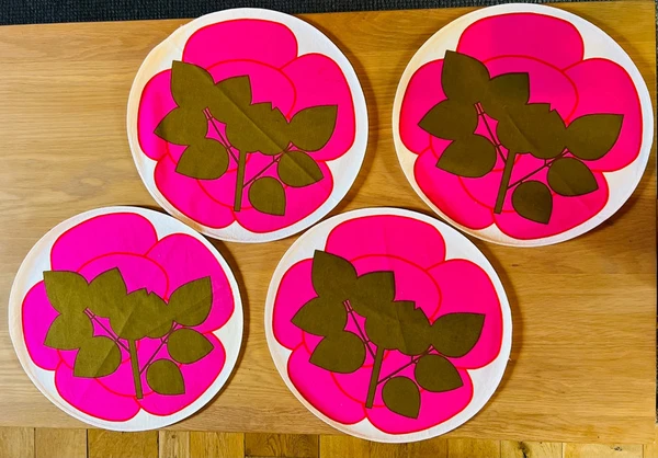Marimekko Vintage Flower Cotton Placemats | Vinted