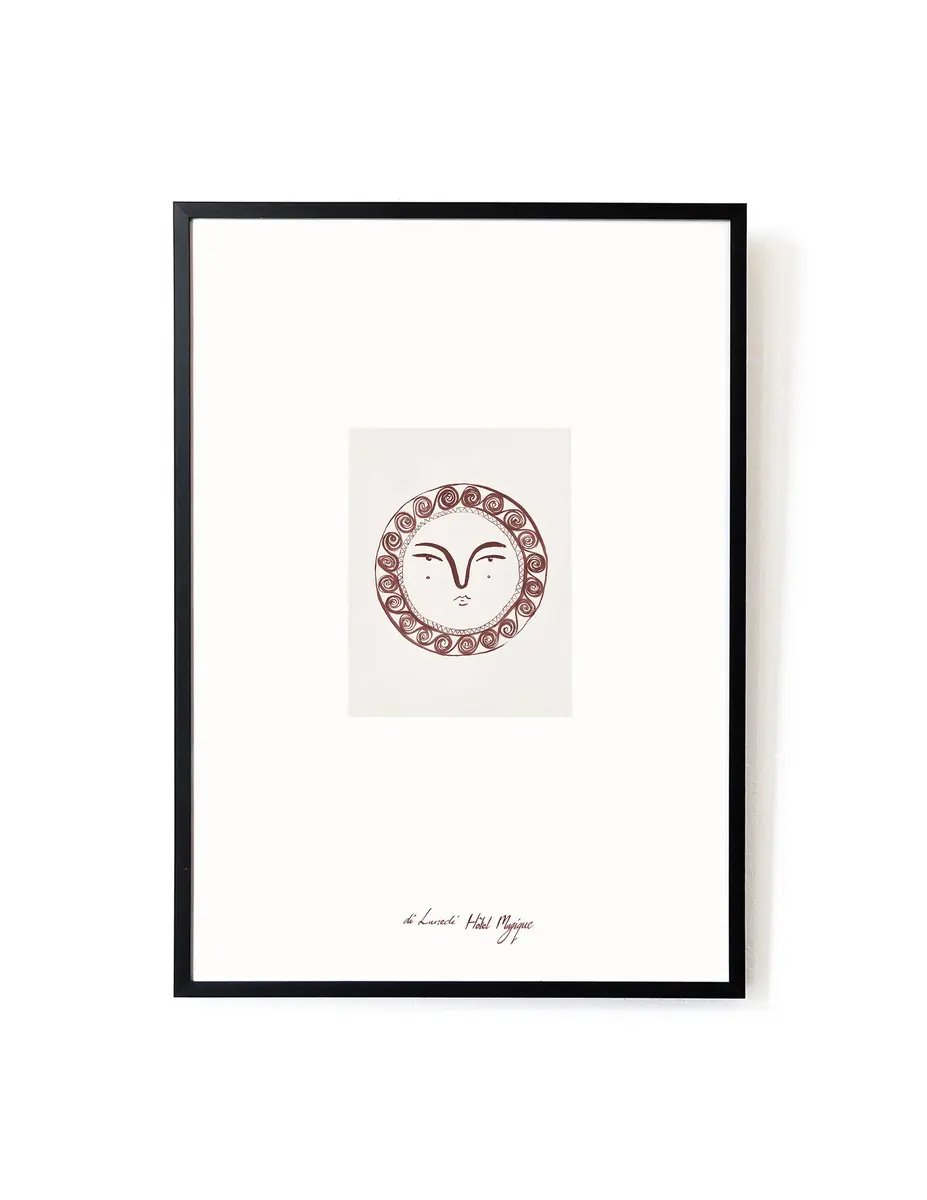 Hôtel Magique art print Piatto Solare by Di Lunedi