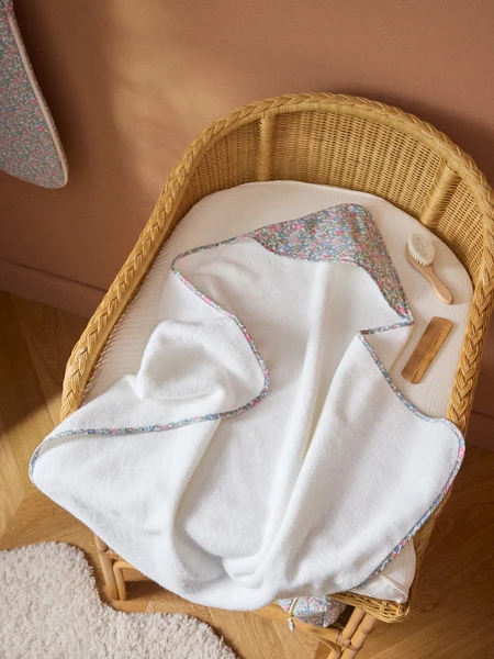 Cape de bain bébé tissu Liberty