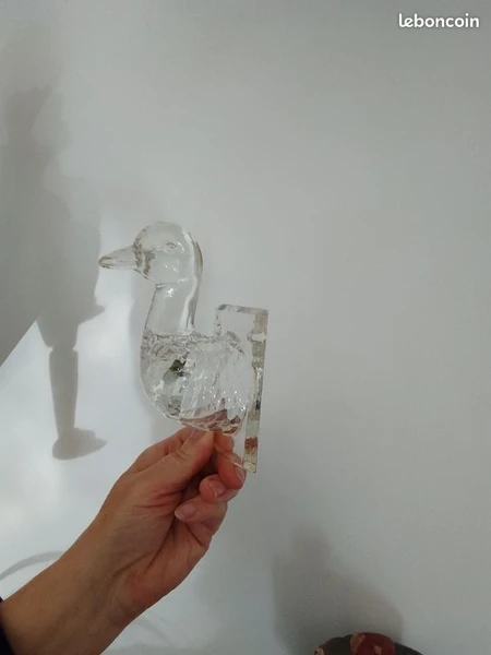 Patère en verre