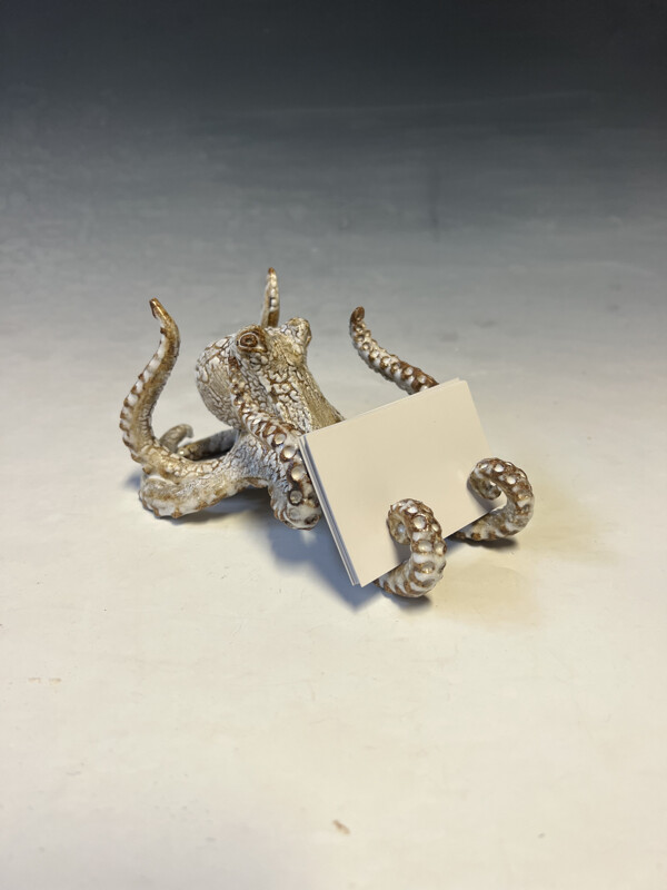 Octopus Cell Phone/Business Card Holder