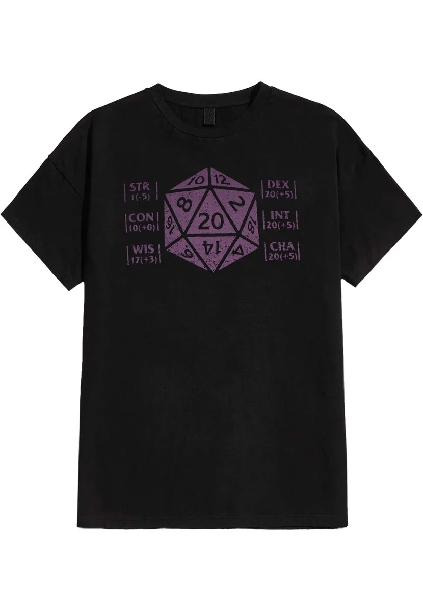 Dungeons & Dragons - Skull Backprint - T-Shirt