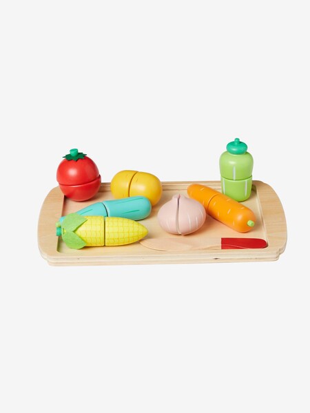 Set de légumes à couper en bois FSC® multicolore - Vertbaudet