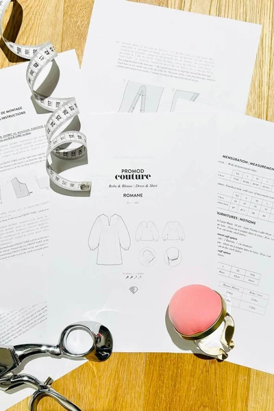 Patron pdf blouse femme ROMANE