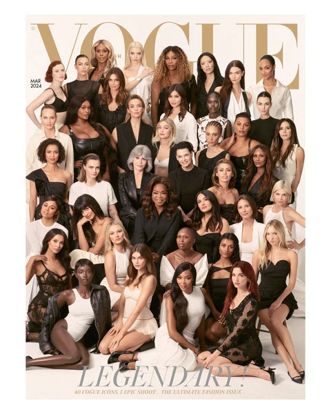 UK Vogue Magazine March 2024: ANYA TAYLOR-JOY Christy Turlington Linda Evangelista