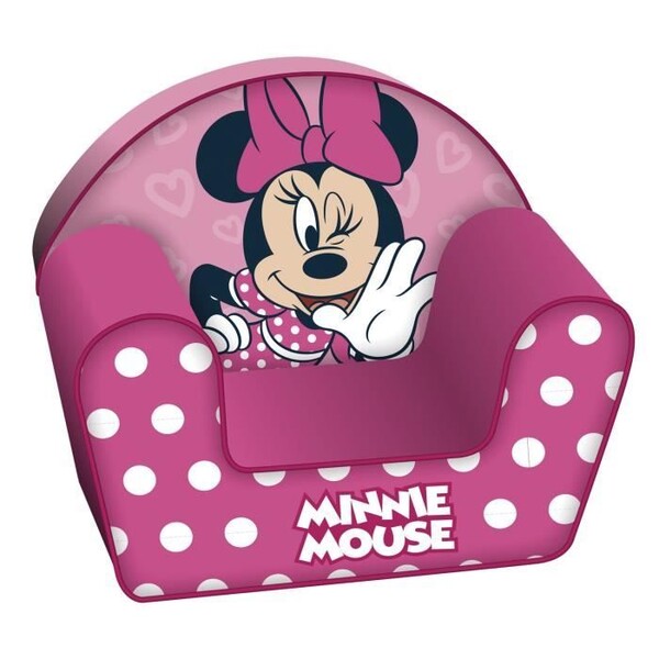 DISNEY MINNIE MOUSE Fauteuil forme Club en mousse 41x50x32 cm