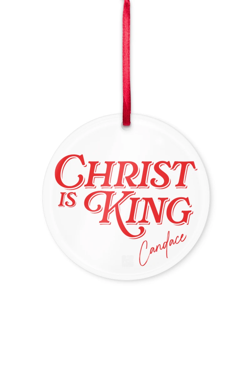 Candace Owens | Christ Is King Acrylic Ornament