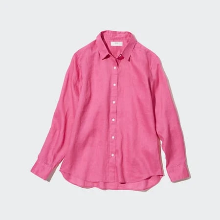 Chemise 100% Lin Premium | UNIQLO FR