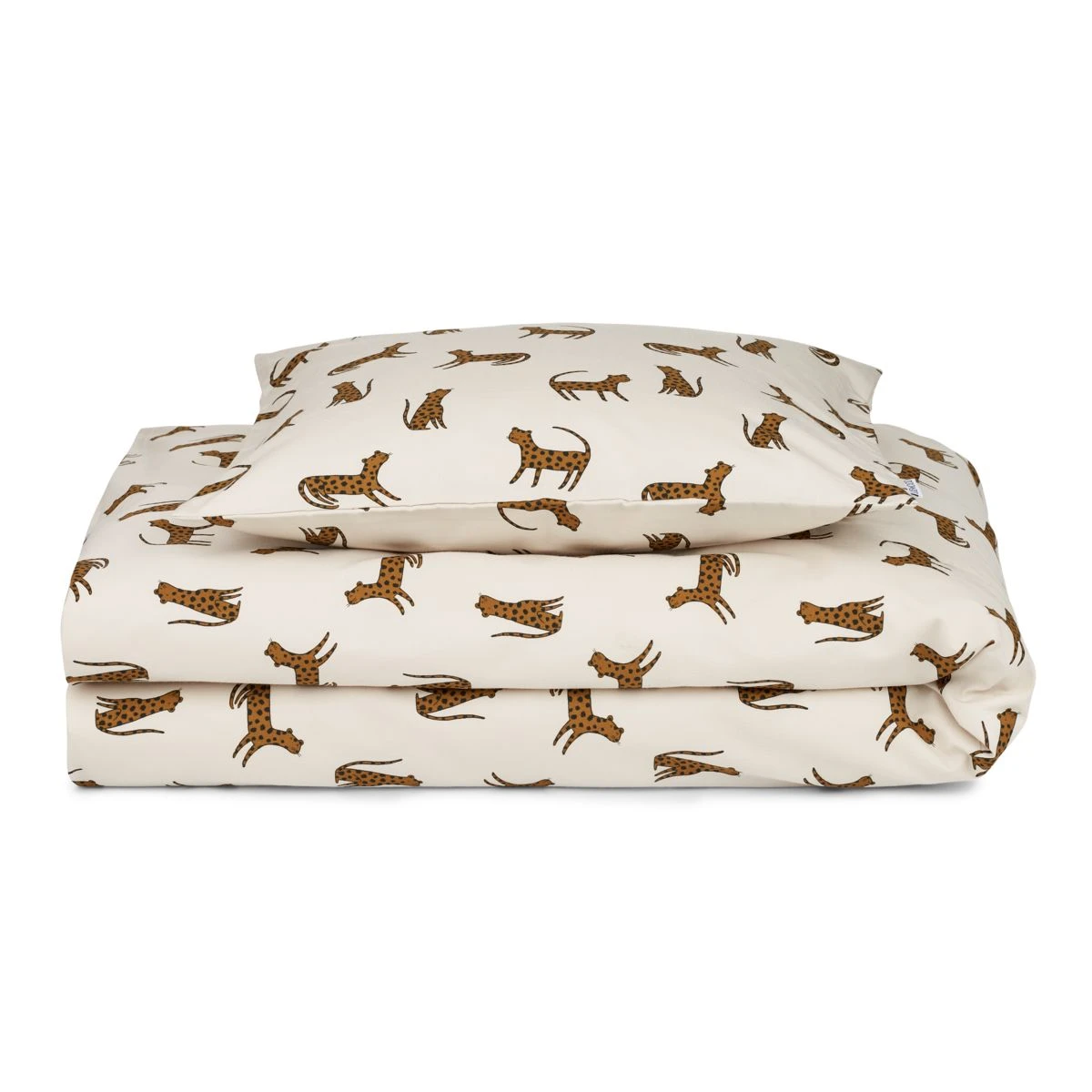 Linge de Lit pour Bébé CARMEN 70x100 - Leopard / Sandy